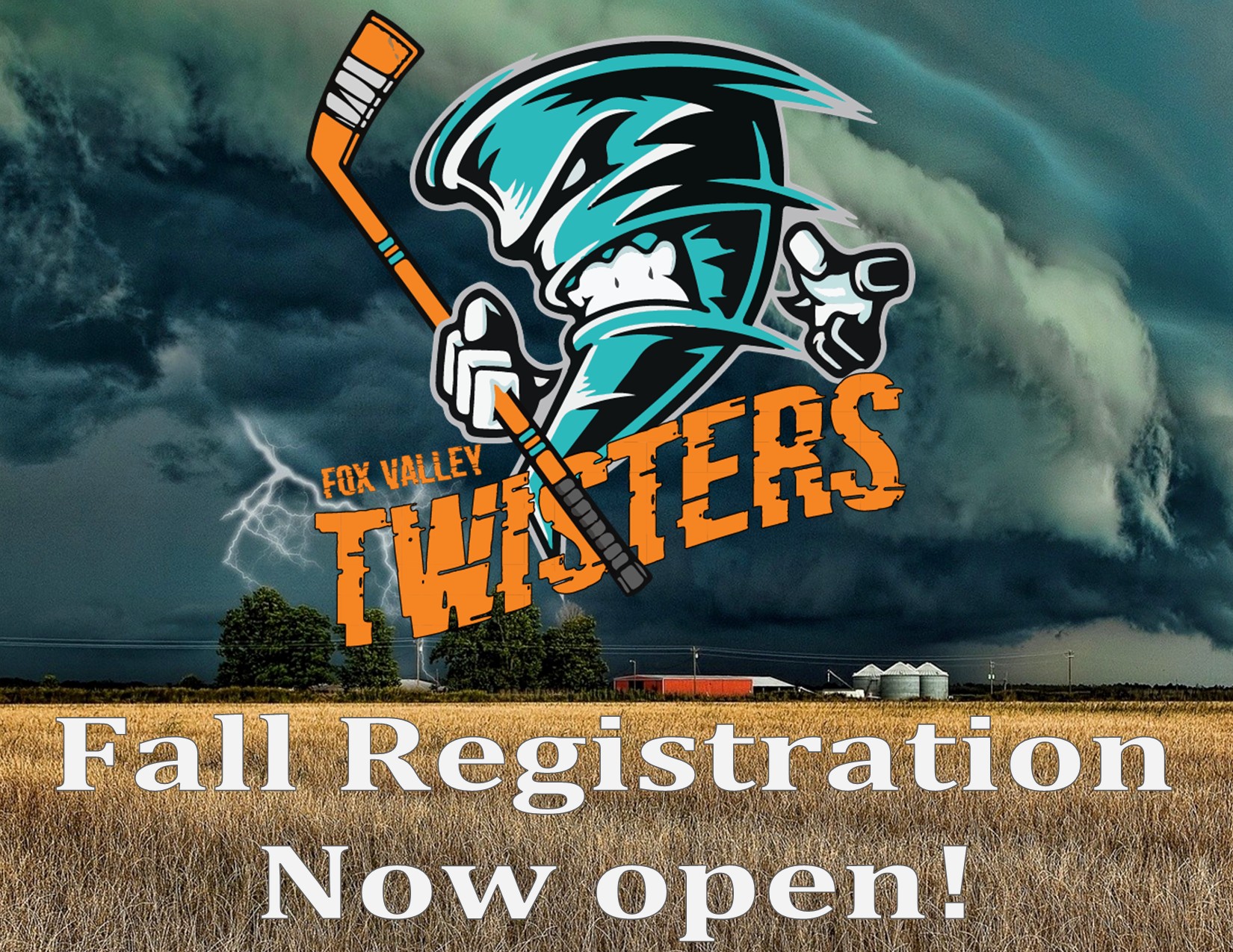 Twisters Fall Reg Signage